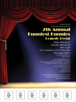 Stand Up Comedy Flyer with Image Upload