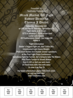 Mixed Martial Arts Flyer