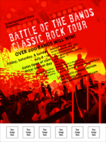 Rock Concert Red Flyer