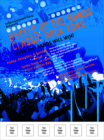 Rock Concert Blue Flyer