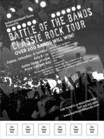 Rock Concert BW Flyer