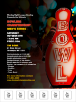 Bowling Flyer with Image Upload