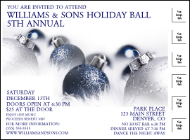 Christmas Ornament Flyer