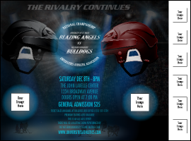 Hockey Faceoff Logo Flyer