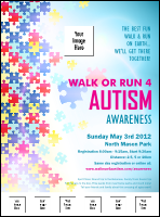 Autism Awareness Logo Flyer