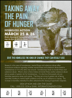 Homeless & Hungry Logo Flyer