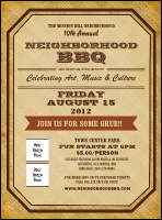 BBQ Vintage Logo Flyer