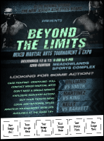 MMA Main Event Blue Logo Flyer