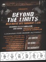MMA Main Event Brown Logo Flyer