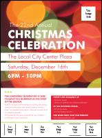 Holiday Lights Logo Flyer