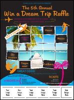 Win a Vacation Logo Flyer