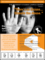 White Ribbon Photo Logo Flyer