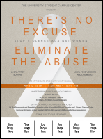 White Ribbon Logo Flyer