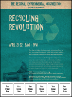 Recycling Symbol Flyer