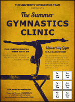 Gymnastics Flyer