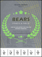 Track and Field Logo Flyer