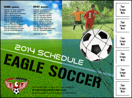 Soccer Schedule Logo Flyer