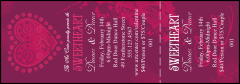 Valentine Heart Event Ticket