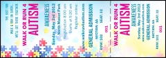 Autism Awareness Reserved Event Ticket