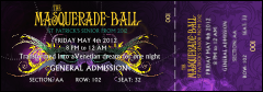 Masquerade Reserved Event Ticket