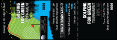 Golf Water Hazard Event Ticket