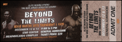 MMA Main Event Brown Event Ticket