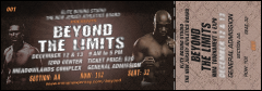MMA Main Event Brown Reserved Event Ticket