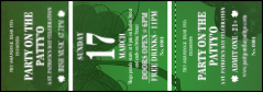 St. Patrick's Day Shamrock Event Ticket