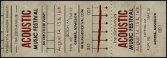 Acoustic Strings Reserved Event Ticket