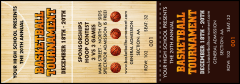 Basketball Court Reserved Event Ticket