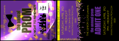 Prom Limo Event Ticket