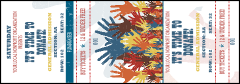 Fundraising Hands Reserved Event Ticket