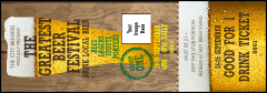 Beer Festival Event Ticket