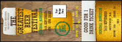 Beer Festival Reserved Event Ticket