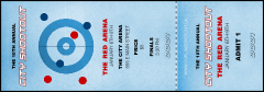 Curling Event Ticket