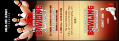 Bowling League Event Ticket