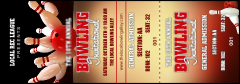 Bowling League Reserved Event Ticket