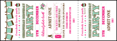 Birthday Whimsical  Event Ticket