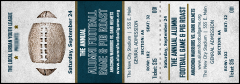 American Football Reserved Event Ticket