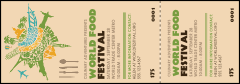 Food Festival Event Ticket