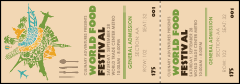 Food Festival Reserved Event Ticket