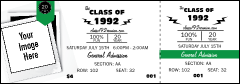 Class Reunion Mascot Green Reserved Event Ticket