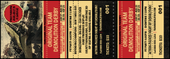 Demolition Derby Event Ticket