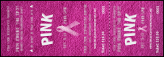 Breast Cancer Pink Ribbon Event Ticket