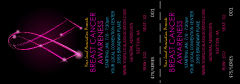 Breast Cancer Ribbon Sparkle Reserved Event Ticket