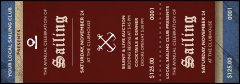 Sailing Event Ticket