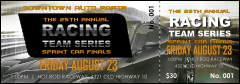 Auto Racing Event Ticket