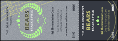 Track and Field Event Ticket