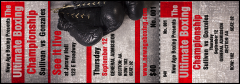 Boxing Gloves Reserved Event Ticket
