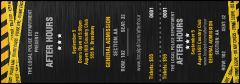 Police Caution Reserved Event Ticket